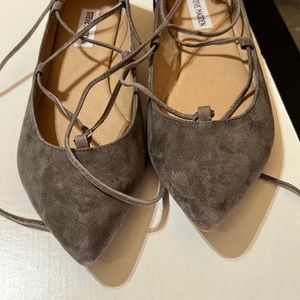 STEVE MADDEN Eleanor Taupe Suede